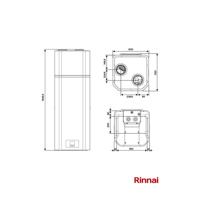 Quote tecniche che indicano dimensioni e attacchi di Shimanto Sanitary 110