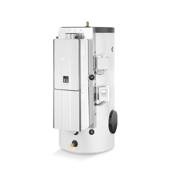 Demand Duo è un modulo unico composto da uno scaldabagno Infinity standard e un accumulo