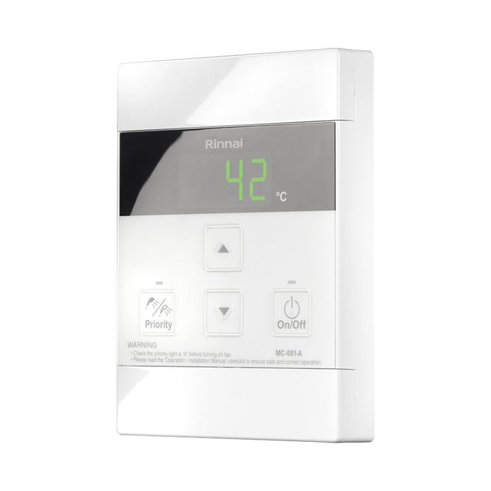 Comando installabile in qualsiasi punto di utilizzo. Acceso, vista laterale, bianco