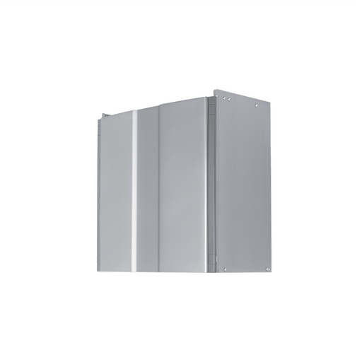 copri raccordi su misura per scaldabagni Infinity Sensei a condensazione colore silver