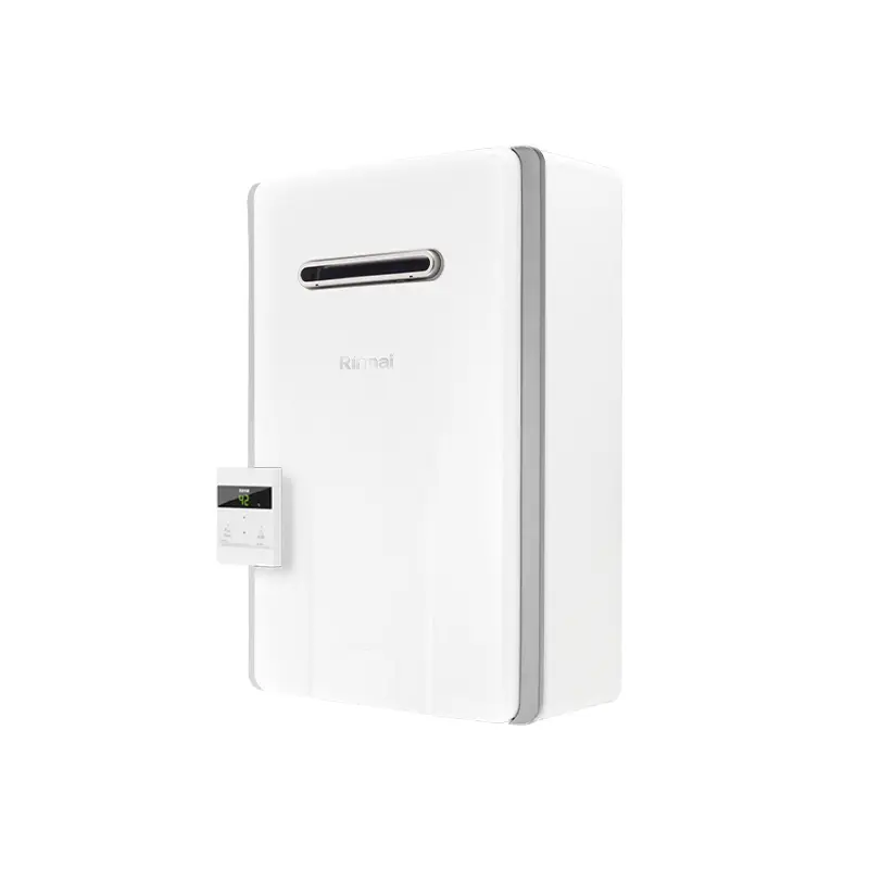 Comando remoto acceso incluso di serie in ogni scaldacqua Rinnai Infinity domestico da esterno