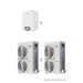 caldaia a gas a condensazione aiM con 2 pompe di calore Shimanto Mono