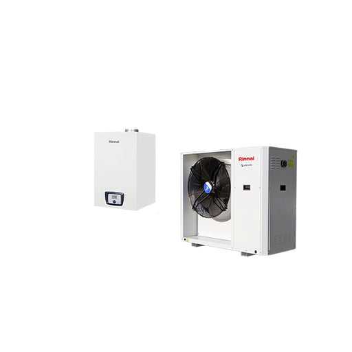 Sistema ibrido Rinnai con caldaia aiM e pompa di calore Midi