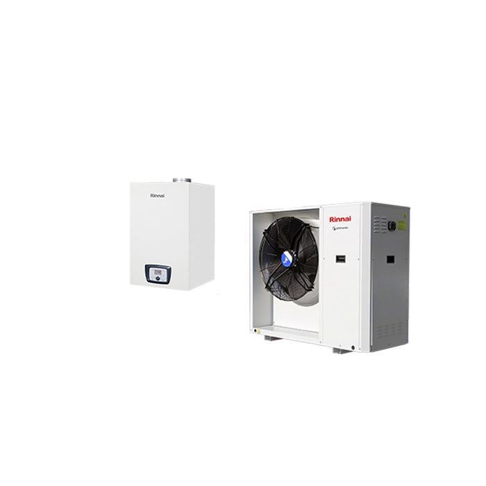 Sistema ibrido Rinnai con caldaia aiM e pompa di calore Midi