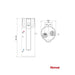 Disegno tecnico di dimensioni e raccordi di Shimanto Sanitary 200-300