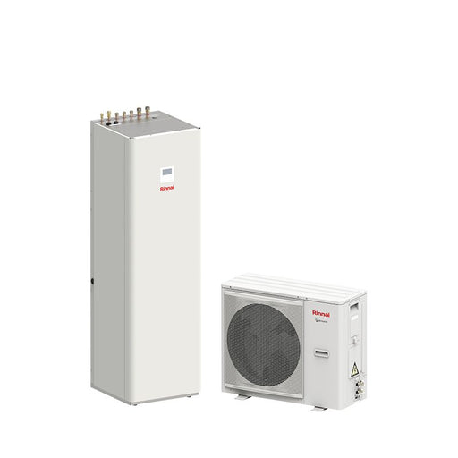 profilo delle unità che compongono la pompa di calore splittata Rinnai