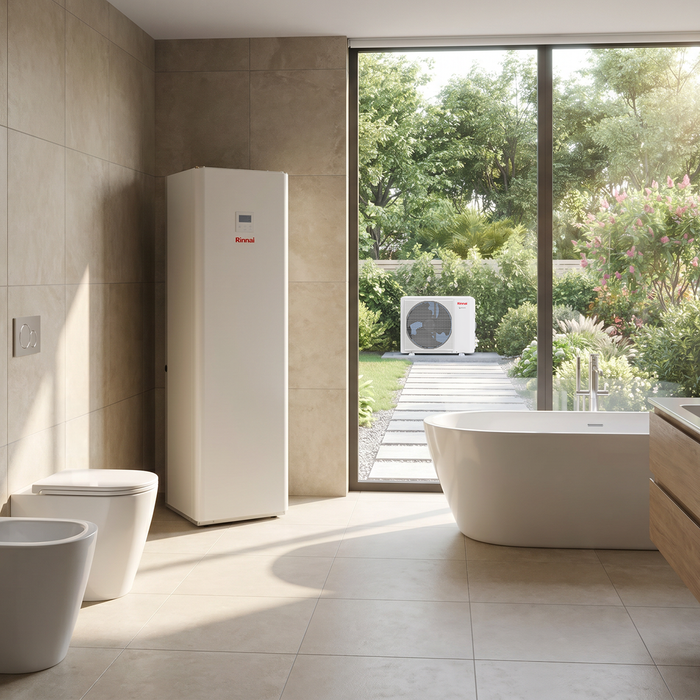 Esempio di installazione pompa di calore Rinnai Shimanto Split