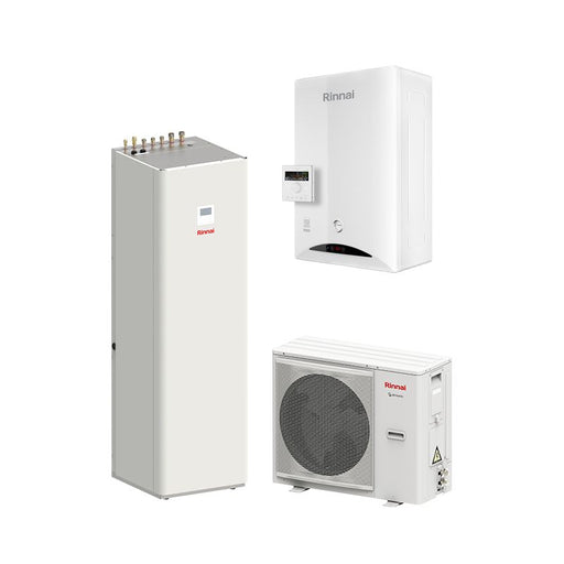 Modulo Rinnai factory made composto da caldaia e pompa di calore
